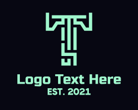Architectural - Modern Architecture Letter T logo design