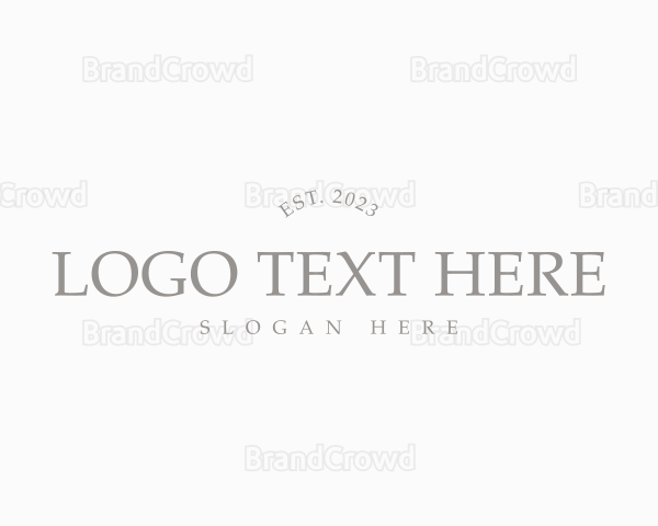 Elegant Minimalist Business Logo