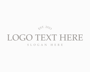 Serif - Elegant Minimalist Business logo design