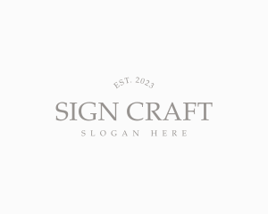 Elegant Minimalist Business logo design