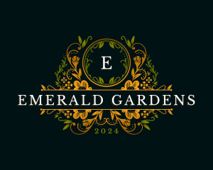 Luxury Floral Garden logo design