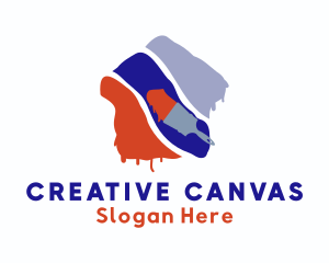 Art - Mural Art Paint logo design