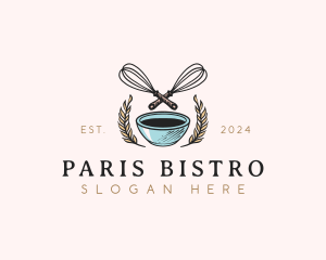 Baking Whisk Patisserie logo design