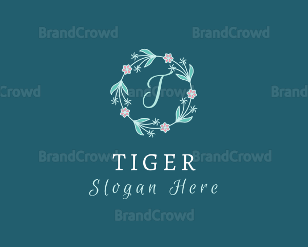 Floral Wreath Boutique Logo