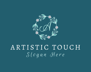 Floral Wreath Boutique logo design