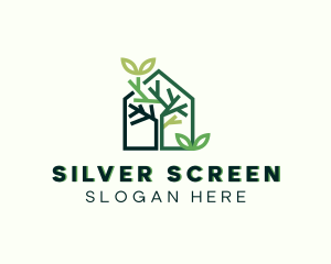 Grass - Greenhouse Garden Landscaping logo design