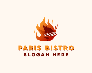 Chicken Grill Restaurant logo design