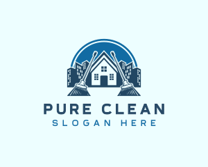 Property Cleaning Sanitation logo design