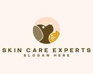 Cat Dog Animal Care logo design