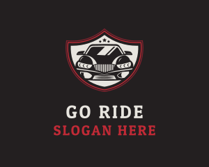 Ride-sharing - Shield Car Transport logo design