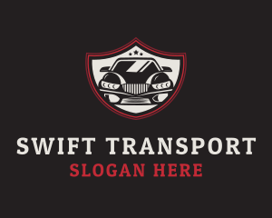 Shield Car Transport logo design