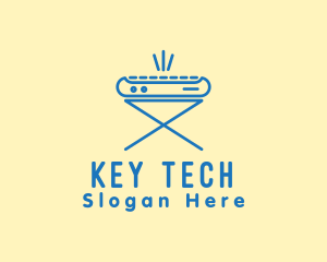 Keyboard Line Art logo design
