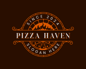 Pizzeria - Pizzeria Flame Restaurant logo design