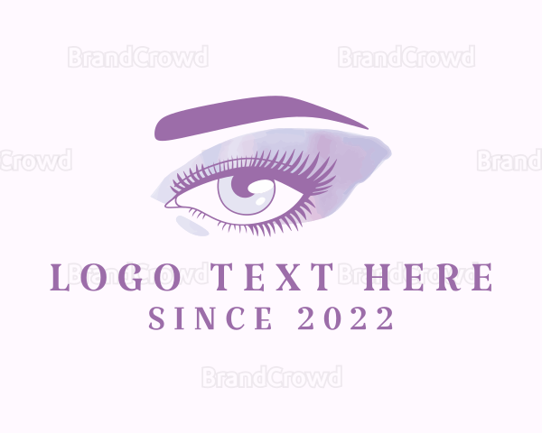 Cosmetic Eye Eyelashes Logo