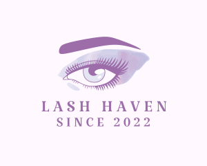 Cosmetic Eye Eyelashes logo design