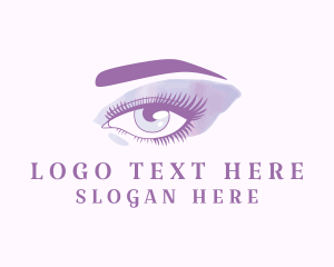 Cosmetic Eye Eyelashes Logo