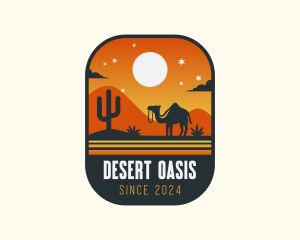 Camel - Desert Travel Adventure logo design