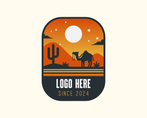 Dune - Desert Travel Adventure logo design