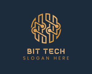 Digital Tech Circuit logo design