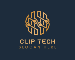 Digital Tech Circuit logo design