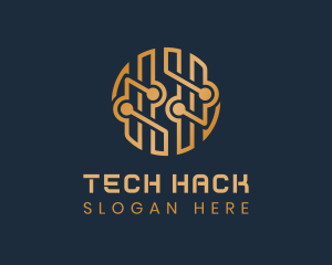 Digital Tech Circuit logo design