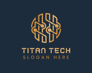 Digital Tech Circuit logo design