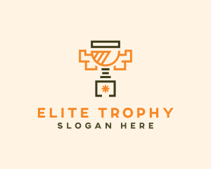 Trophy - Winner Champion Trophy logo design