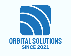 Orbital - Blue Orbit Application logo design
