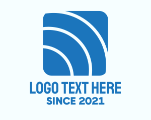 Mobile Application - Blue Orbit Application logo design