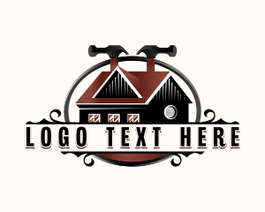 Remodeling - Renovation Carpentry Construction logo design