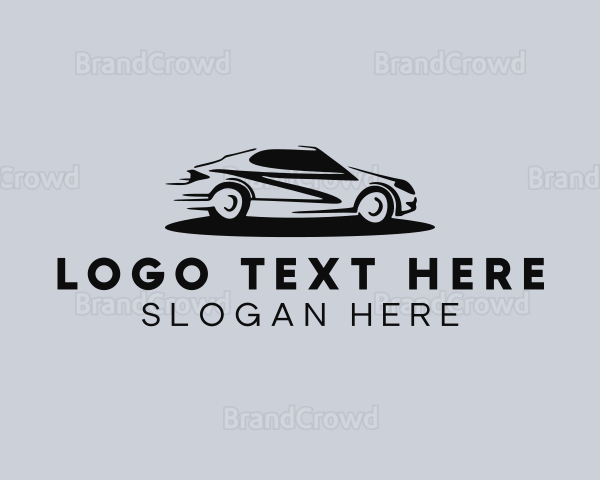 Fast Racing Car Logo