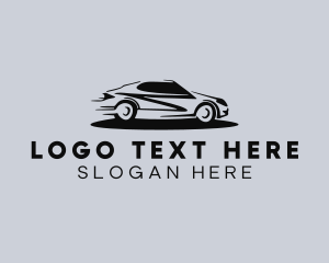 Supercar - Fast Racing Car logo design