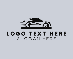 Fast Racing Car Logo