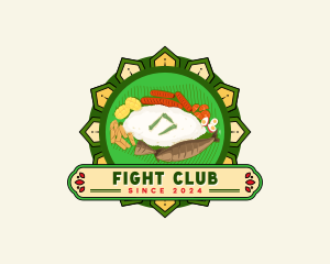 Filipino Boodle Fight logo design