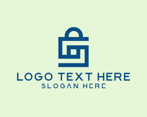 Shopping Bag Letter S  logo design