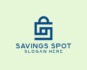 Shopping Bag Letter S  logo design