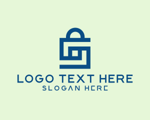 Leather Craft - Shopping Bag Letter S logo design