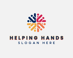 Volunteer - People Community Volunteer logo design
