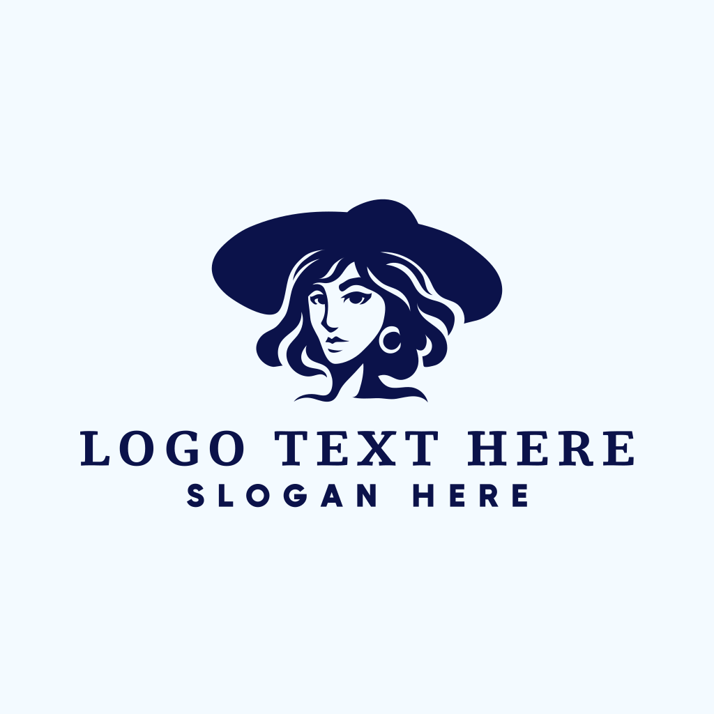 Fashion Hat Lady Logo | BrandCrowd Logo Maker