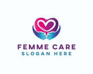 Heart Hand Care logo design