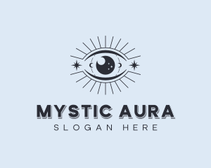 Boho Mystical Eye logo design