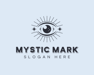 Boho Mystical Eye logo design