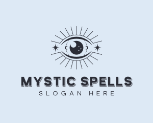 Boho Mystical Eye logo design