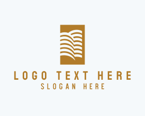 Gold - Luxury Hotel Building logo design