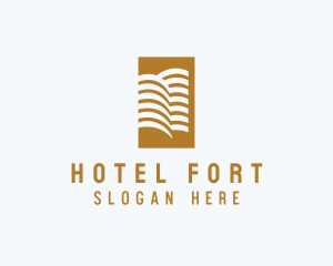 Luxury Hotel Building logo design