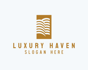 Luxury Hotel Building logo design