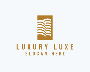 Luxury Hotel Building logo design