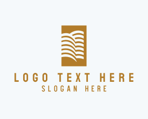 Luxury Hotel Building Logo