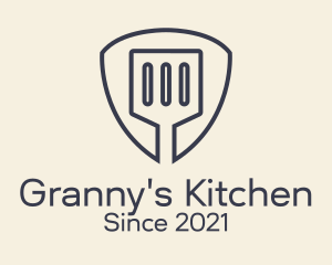 Minimalist Kitchen Turner logo design