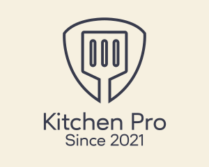 Minimalist Kitchen Turner logo design